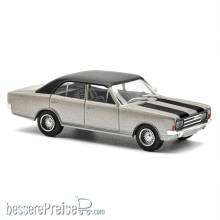 Busch 42019 - Opel Rekord C »Sport« mit Alufelgen, Silbermetallic