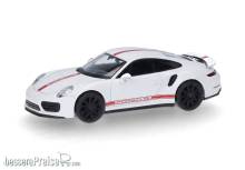 Herpa 420358-002 - Porsche 911 (991) Turbo, carraraweiß