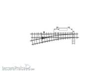 Bemo 4207000 - 12° elektr. Weiche links 162,3mm, R 515