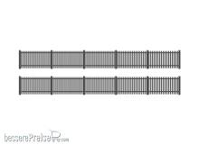 Peco 422 - GWR-Stationszaun, Schwarz