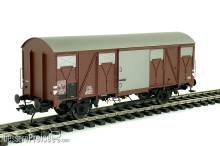 Lenz 42246-02 - Güterwagen K4, Stahldach, SBB, Ep.3, Nr.49662