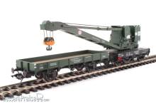 Lenz 42450-06 - Kran Wyhlen, DB, Ep.4, grün, mit Schutzwagen