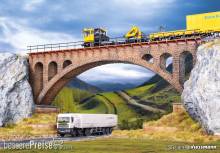 Vollmer 42549 - Mauersteinbrücke, gerade