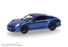 Herpa 430418-002 - Porsche 911 (991) Carrera 4 S, saphirblau