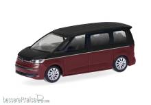 Herpa 430425-002 - Volkswagen (VW) Multivan, Deep-Black/Fortanarot