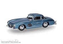Herpa 430975-002 - Mercedes-Benz 300 SL Flügeltürer, hellblau metallic