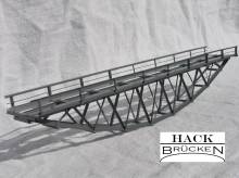 Hack Brücken 43100 - Fischbauchbrücke 18 cm, grau - Typ BZ18