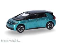 Herpa 431101-002 - Volkswagen (VW) ID.3, makena türkis metallic