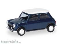 Herpa 431149-002 - Mini Cooper Rechtslenker, thaiti blau