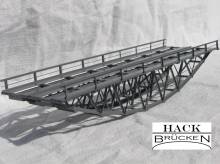 Hack Brücken 43150 - Fischbauchbr. 18cm zweigleisig, grau - Typ BZ18-2