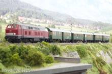 Lenz 0 43180-01 - Zugset BR218 mit drei 4-achsigen Umbauwagen