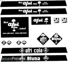 Weinert 4380 - Afri-Cola/BlunaBeschriftungssatz