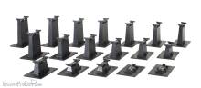 Bachmann 44595 - 18-Piece Graduated Pier Set (HO Scale)