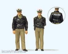 Preiser 44900 - Polizisten stehend. Grüne Uni
