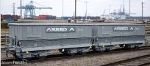 B-Models 45.251 - 2-teiliges Set Erzwagen der CFL ´ARBED A´ - beladen mit echtem Erz! - Ep.IV/V (Set B) - wie Set A, aber mit anderen Wagennummern