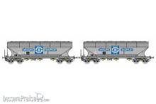 B-Models 45.387 - Set aus 2 Getreidewagen der Soufflet-Gruppe