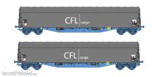 B-Models 45.663 - 2-teiliges Set der CFL Cargo Schiebeplanenwagen - Ep.V-VI - (Set B) - wie Set A, aber mit anderen Wagennummern