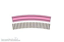 Lenz 45022 - Gleis gebogen R2 22,5°