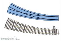 Lenz 45035 - Bogenhandweiche rechts