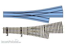 Lenz 45036 - Dreiweghandweiche 11,25°
