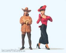 Preiser 45097 - LGB Westernheld + Lady