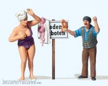 Preiser 45128 - LGB Baden verboten 2 Figuren