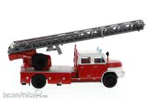 Brekina 45162 - Brekina, MAN 520 H DLK 30, 1967, Feuerwehr Hessen, 1:87
