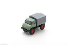 Schuco 451640021 - 1:64 MB Unimog U406 resedagrü