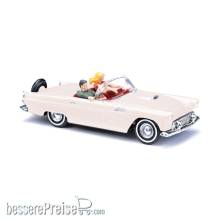 Busch 45245 - Ford Thunderbird, Cabrio offen mit Fahrerin und Beifahrer