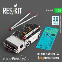 ResKit Models RSK35-0002 - US NAVY A/S32A-49 (long) Deck Tractor (3D Printed model kit)