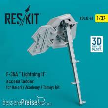 ResKit Models RSU32-0098 - F-35A Lightning II access ladder for Italeri / Academy / Tamiya kit (3D Printed)