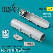 ResKit Models RSU32-0104 - BAe Hawk T2 (100 Series) exhaust nozzle for Kinetic/Revell kit