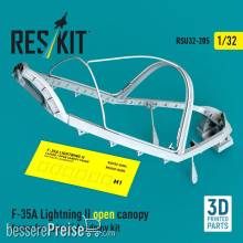 ResKit Models RSU32-0205 - F-35A Lightning II open canopy frame for Italeri / Academy kit (3D Printed)