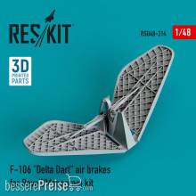 ResKit Models RSU48-0314 - F-106 Delta Dart air brakes for Revell/Monogram kit (3D Printed)