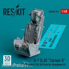 ResKit Models RSU48-0395 - A-7 (E,D) Corsair II ejection seat SJU-8/A late for Hasegawa kit (3D Printed)