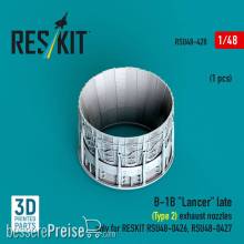 ResKit Models RSU48-0428 - B-1B Lancer exhaust nozzle (late - type 2) (1 pcs) only for RESKIT RSU48-0426, RSU48-0427 (3D Printed)