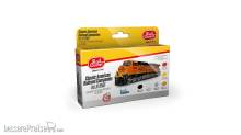 Ammo Rail Center AMMO.R-1018 - Amerikanische Eisenbahngesellschaften, Farb-Set 3 Vol. III BNSF, 6 Acrylfarben à 15 ml