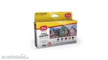 Ammo Rail Center AMMO.R-1026 - Mitteleuropäische Gebäude, Farb-Set 6 Acrylfarben à 15 ml