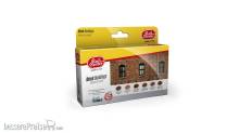 Ammo Rail Center AMMO.R-1028 - Backsteingebäude, Farb-Set 6 Acrylfarben à 15 ml