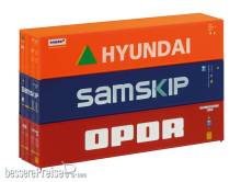 Piko 46101 - TT 3er Set 40&039 Container