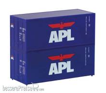 Piko 46102 - TT 2er Set 20&039 Container APL