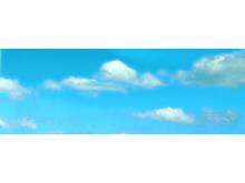 Vollmer 46105 - Hintergrundkulisse Wolken, vierteilig, L 266 x B 80 cm
