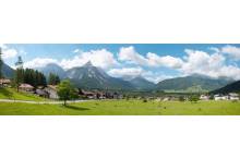 Vollmer 46106 - Hintergrundkulisse Alpenvorland, dreiteilig, 266 x 80 cm, ersetzt 46111