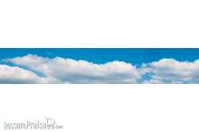 Vollmer 46112 - Hintergrundkulisse Wolken, dreiteilig, L 266 x B 48 cm