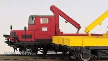 Weinert 4625-3 - Wechselstrom Klv 51 Rottenkraftwagen mit Steinbock-Kran in Rot mit Faulhaber-Motor für Epoche III (AC FM)