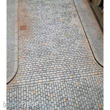 Model Scene 46950 - Cobblestone Road - T-Junction (N)