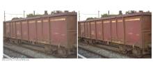 B-Models 47.174 - Offenes Güterwagen-Set A Eaos NMBS bruin, Zink , set A