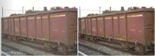 B-Models 47.175 - Offenes Güterwagen-Set A Eaos NMBS bruin, Zink , set B