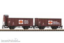 Piko 47033 - TT 2er Set Gedeckter Güterwagen G02 DR III ´Fortschritt´