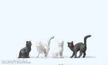 Preiser 47063 - 1:25 Katzen